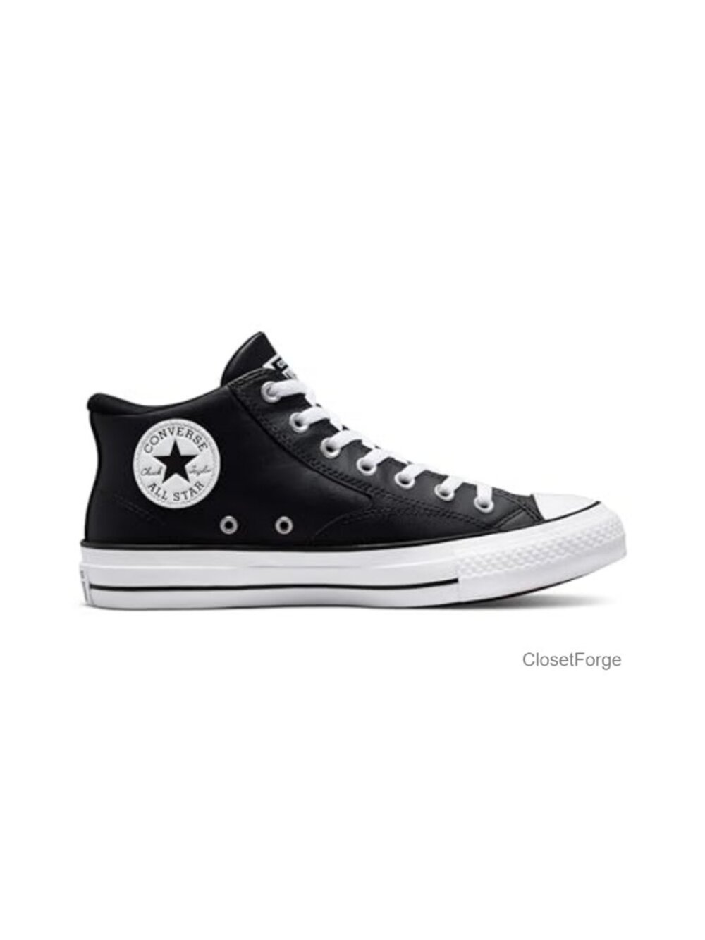 Converse Chuck Taylor Faux Leather Mid Top Sneaker Lace Up